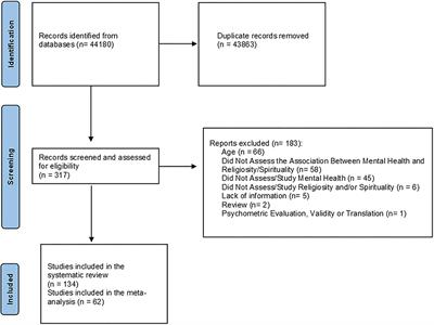 Religiosity/Spirituality and Mental Health in Older Adults: A Systematic Review and Meta-Analysis of Observational Studies